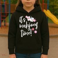 Mahjong For Her Mahjong Player Kids Hoodie thumb 3