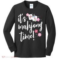 Mahjong For Her Mahjong Player Kids Long Sleeve Shirt thumb 0