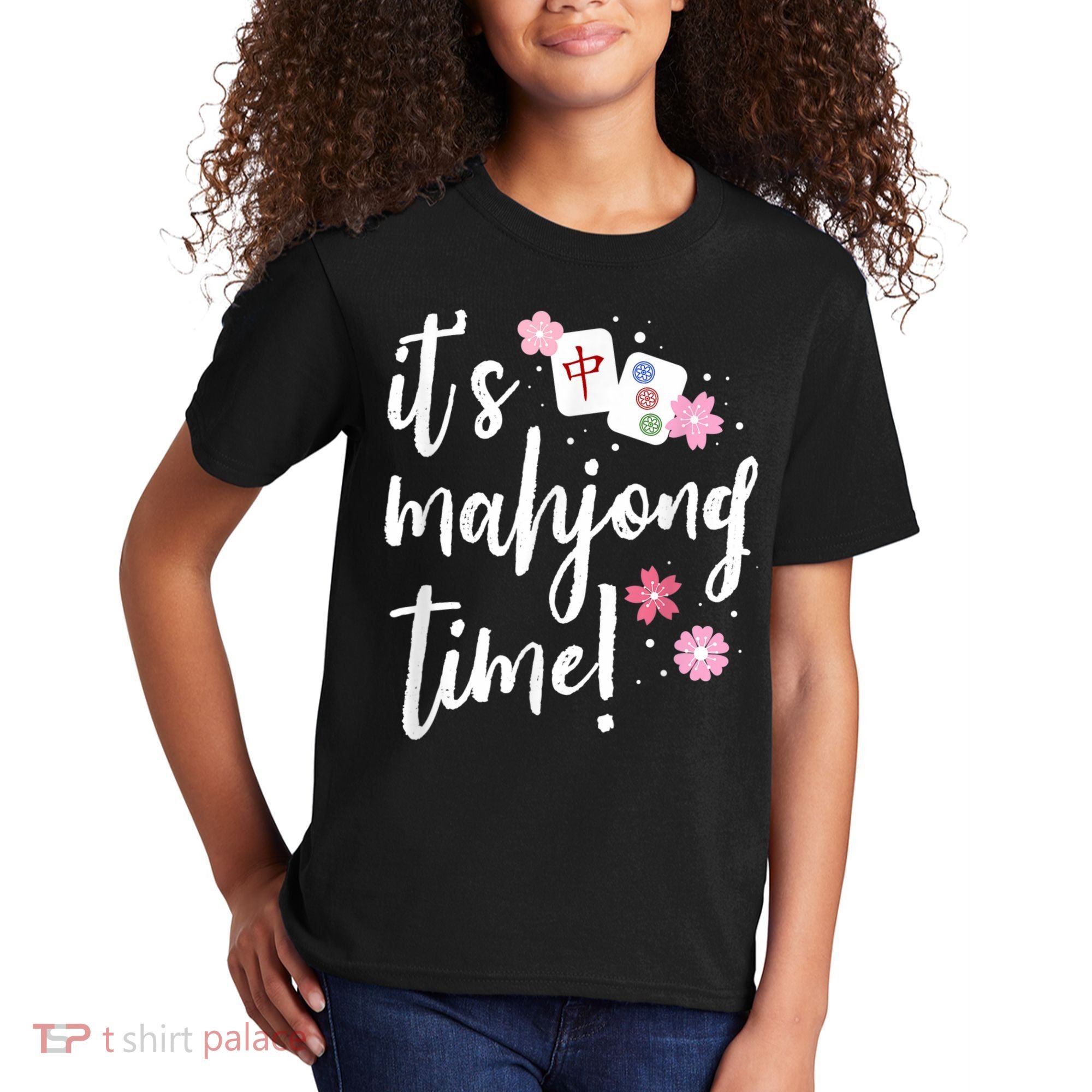 Mahjong For Her Mahjong Player Kids T-Shirt