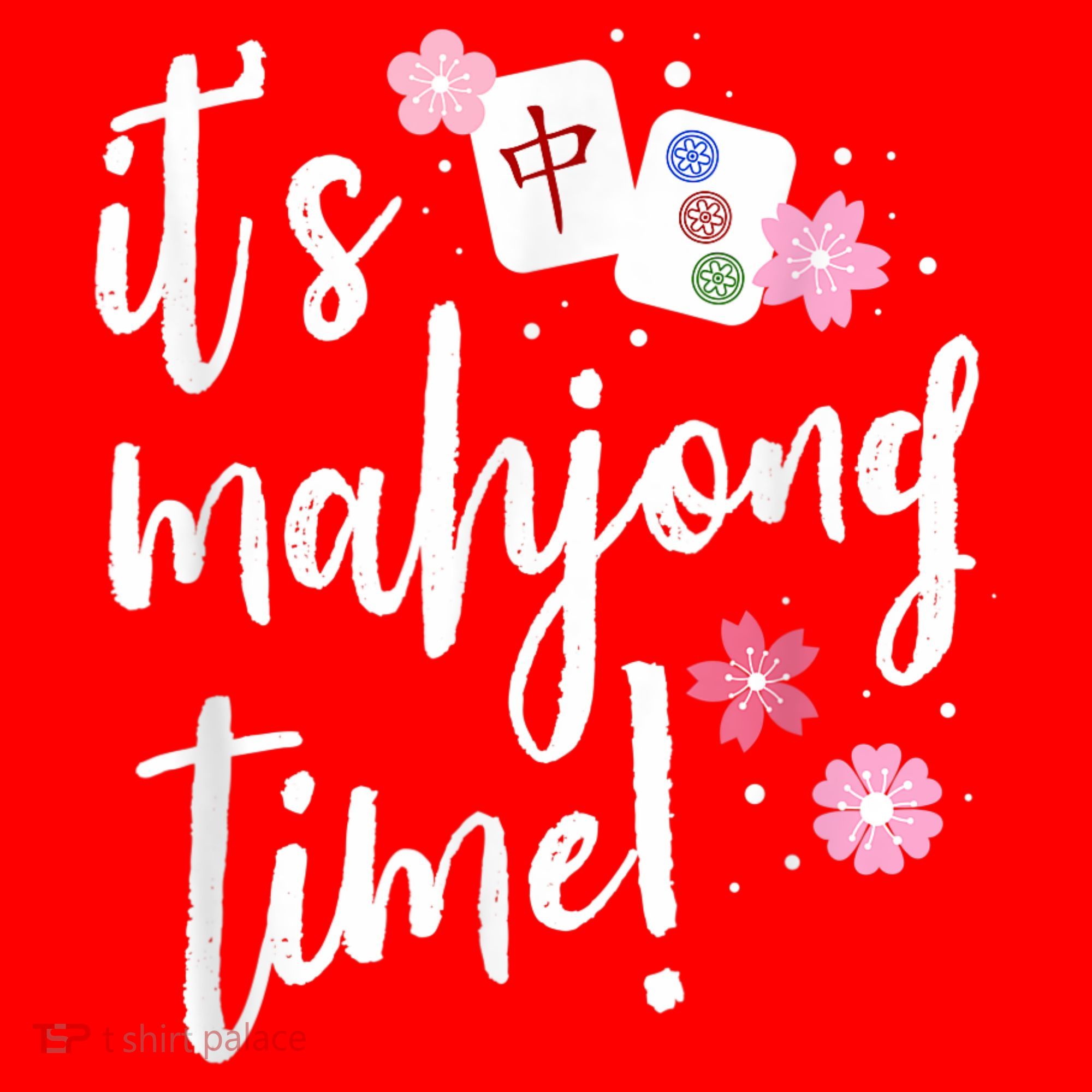 Mahjong For Her Mahjong Player Santa Hat