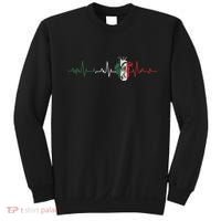Mexico Flag Heartbeat For Mexican Pride Mexican Flag Root Sweatshirt thumb 0