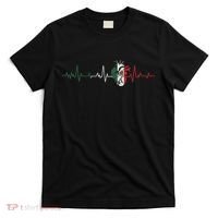 Mexico Flag Heartbeat For Mexican Pride Mexican Flag Root T-Shirt thumb 0