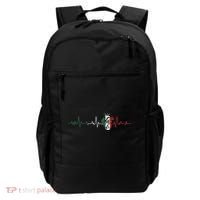 Mexico Flag Heartbeat For Mexican Pride Mexican Flag Root Backpack thumb 0