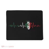 Mexico Flag Heartbeat For Mexican Pride Mexican Flag Root Mousepad thumb 0