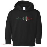 Mexico Flag Heartbeat For Mexican Pride Mexican Flag Root Toddler Hoodie thumb 0