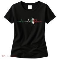 Mexico Flag Heartbeat For Mexican Pride Mexican Flag Root Women's T-Shirt thumb 0