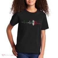 Mexico Flag Heartbeat For Mexican Pride Mexican Flag Root Kids T-Shirt thumb 2