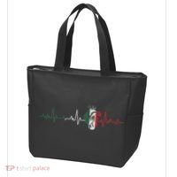 Mexico Flag Heartbeat For Mexican Pride Mexican Flag Root Tote Bag thumb 3