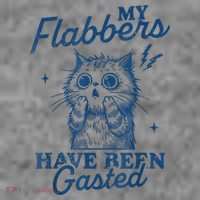 My Flabbers Have Been Gasted Distressed Retro Funny Cat Toddler Hoodie thumb 2
