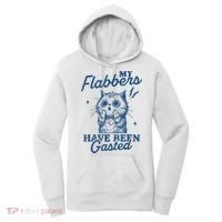 My Flabbers Have Been Gasted Distressed Retro Funny Cat Women's Hoodie thumb 0