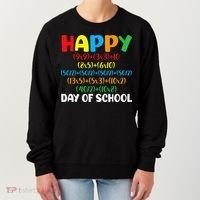 Math Formula Happy 100th Day Of School Math Teacher Women's Sweatshirt thumb 0