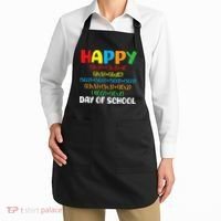 Math Formula Happy 100th Day Of School Math Teacher Apron thumb 2