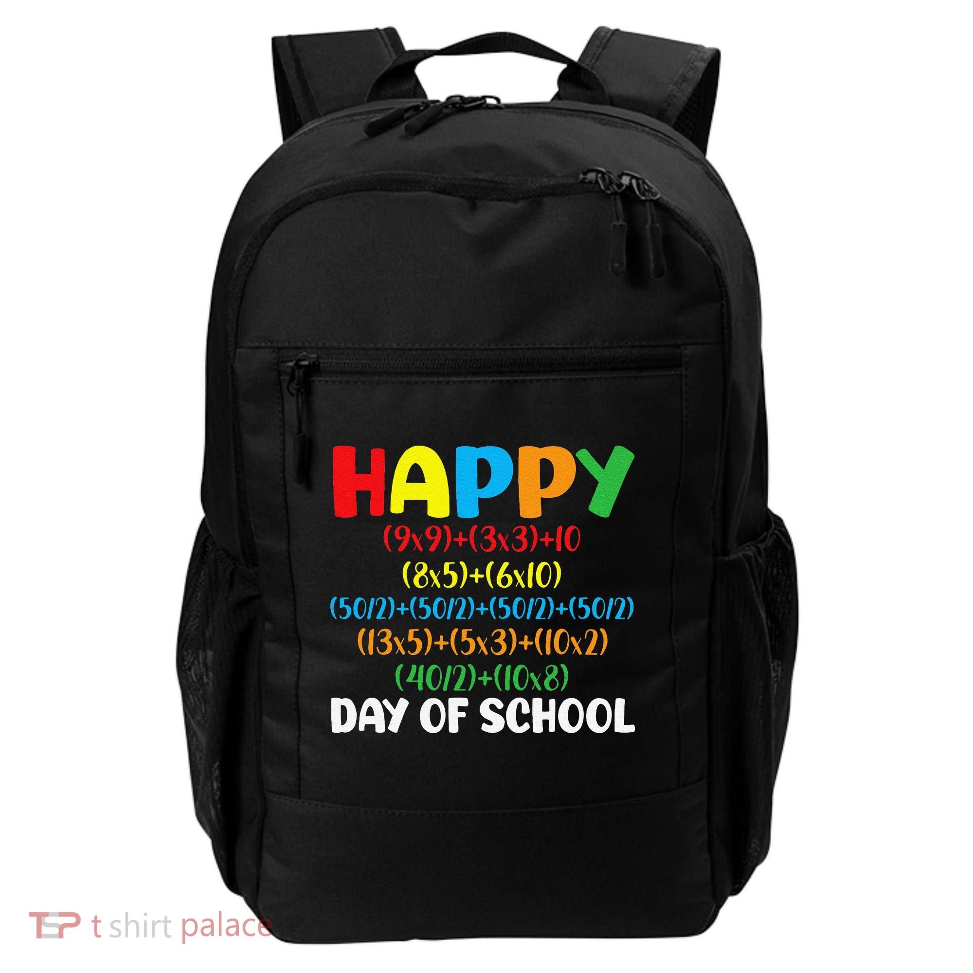 Math Formula Happy 100th Day Of School Math Teacher Backpack