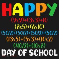 Math Formula Happy 100th Day Of School Math Teacher Pajama Set thumb 2