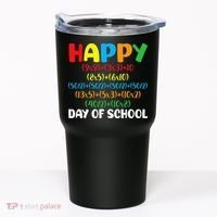 Math Formula Happy 100th Day Of School Math Teacher Tumbler thumb 0