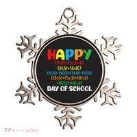 Math Formula Happy 100th Day Of School Math Teacher Ornament thumb 0