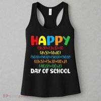 Math Formula Happy 100th Day Of School Math Teacher Women's Tank Top thumb 3