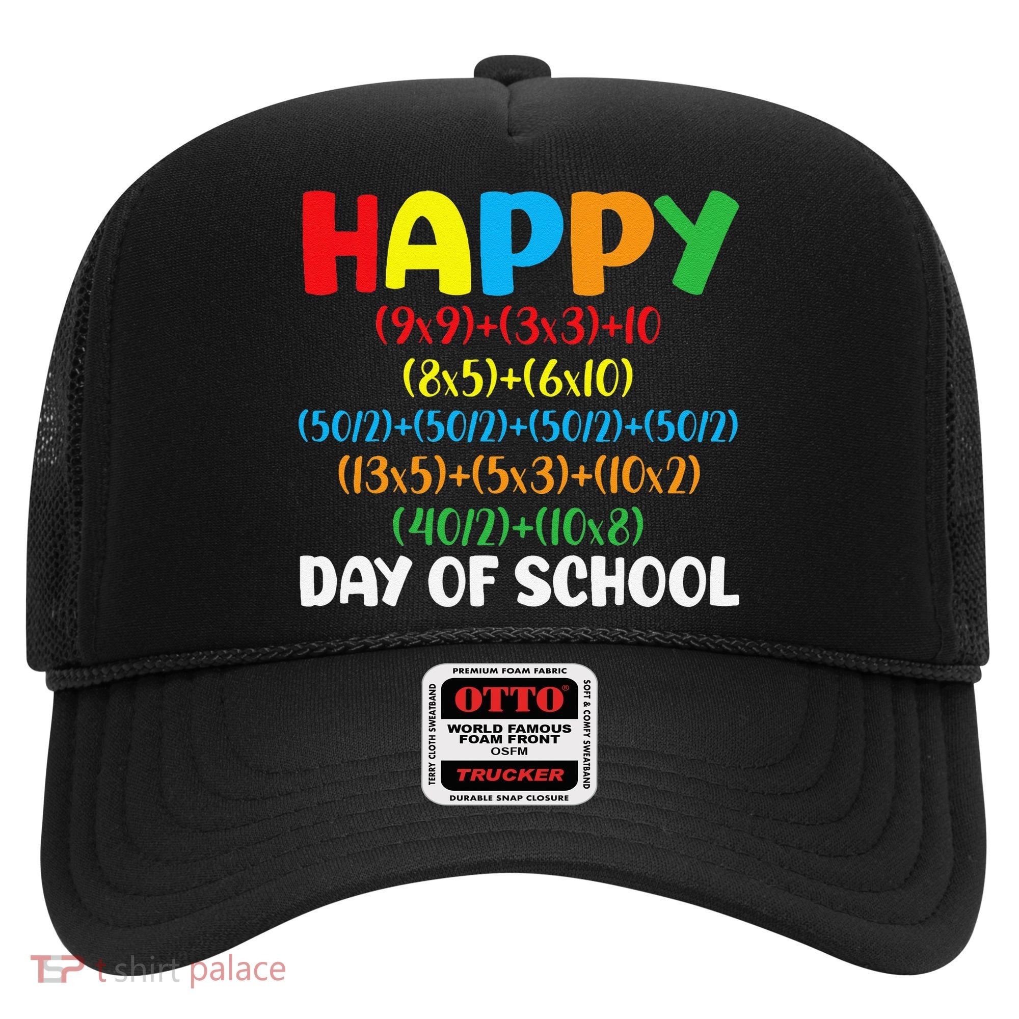 Math Formula Happy 100th Day Of School Math Teacher Hat