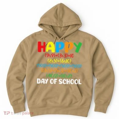 Math Formula Happy 100th Day Of School Math Teacher Hoodie