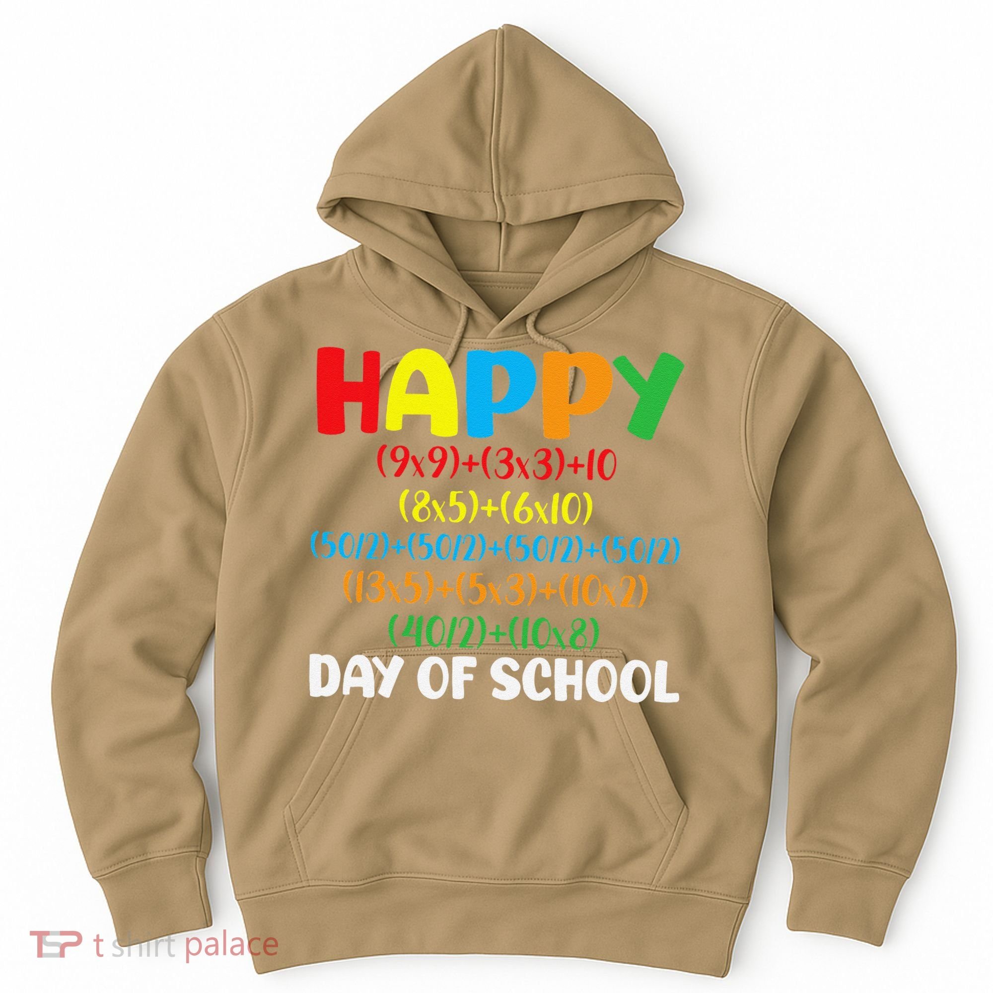 Math Formula Happy 100th Day Of School Math Teacher Hoodie