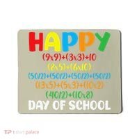 Math Formula Happy 100th Day Of School Math Teacher Mousepad thumb 0