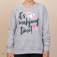Mahjong For Her Mahjong Quote Women's Sweatshirt thumb 0