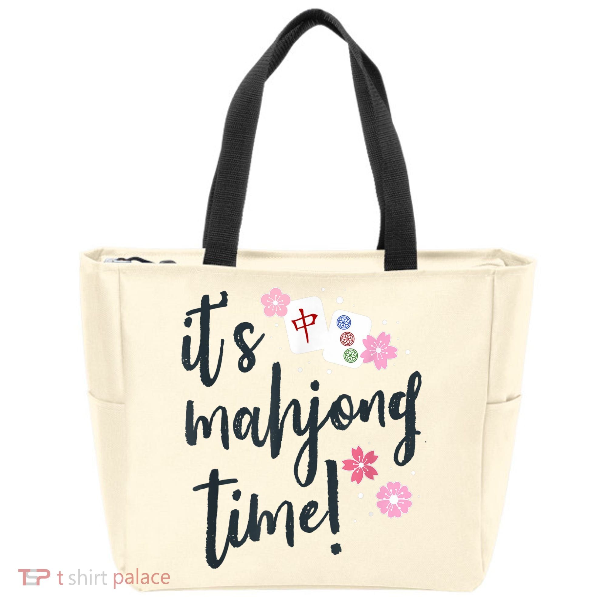 Mahjong For Her Mahjong Quote Tote Bag