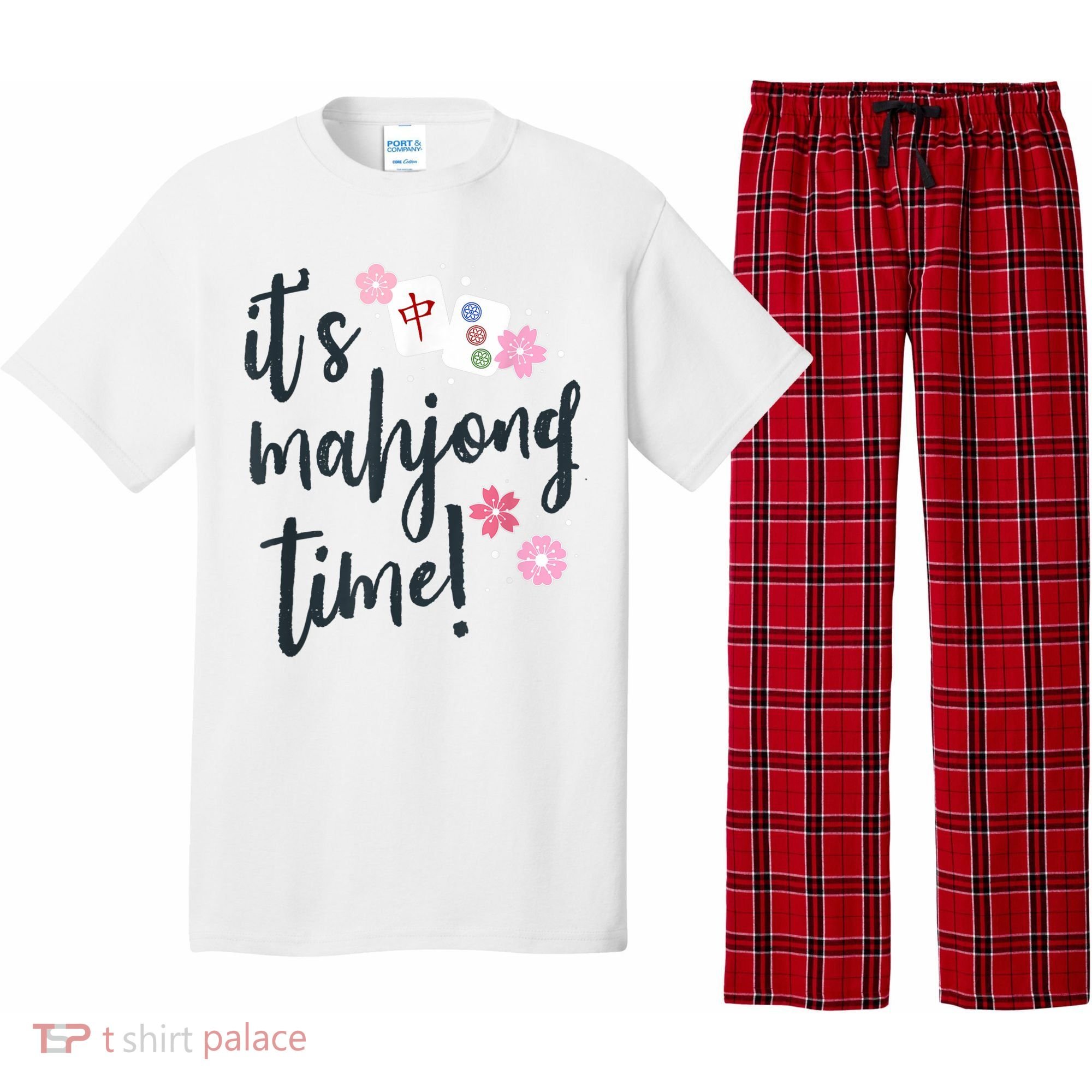 Mahjong For Her Mahjong Quote Pajama Set