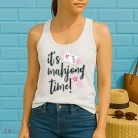 Mahjong For Her Mahjong Quote Women's Tank Top thumb 2