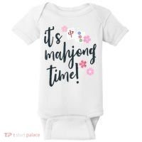 Mahjong For Her Mahjong Quote Baby Bodysuit thumb 0