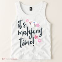 Mahjong For Her Mahjong Quote Tank Top thumb 2