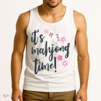 Mahjong For Her Mahjong Quote Tank Top thumb 3