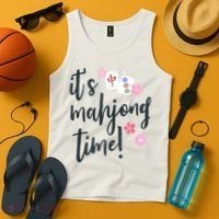 Mahjong For Her Mahjong Quote Tank Top thumb 4