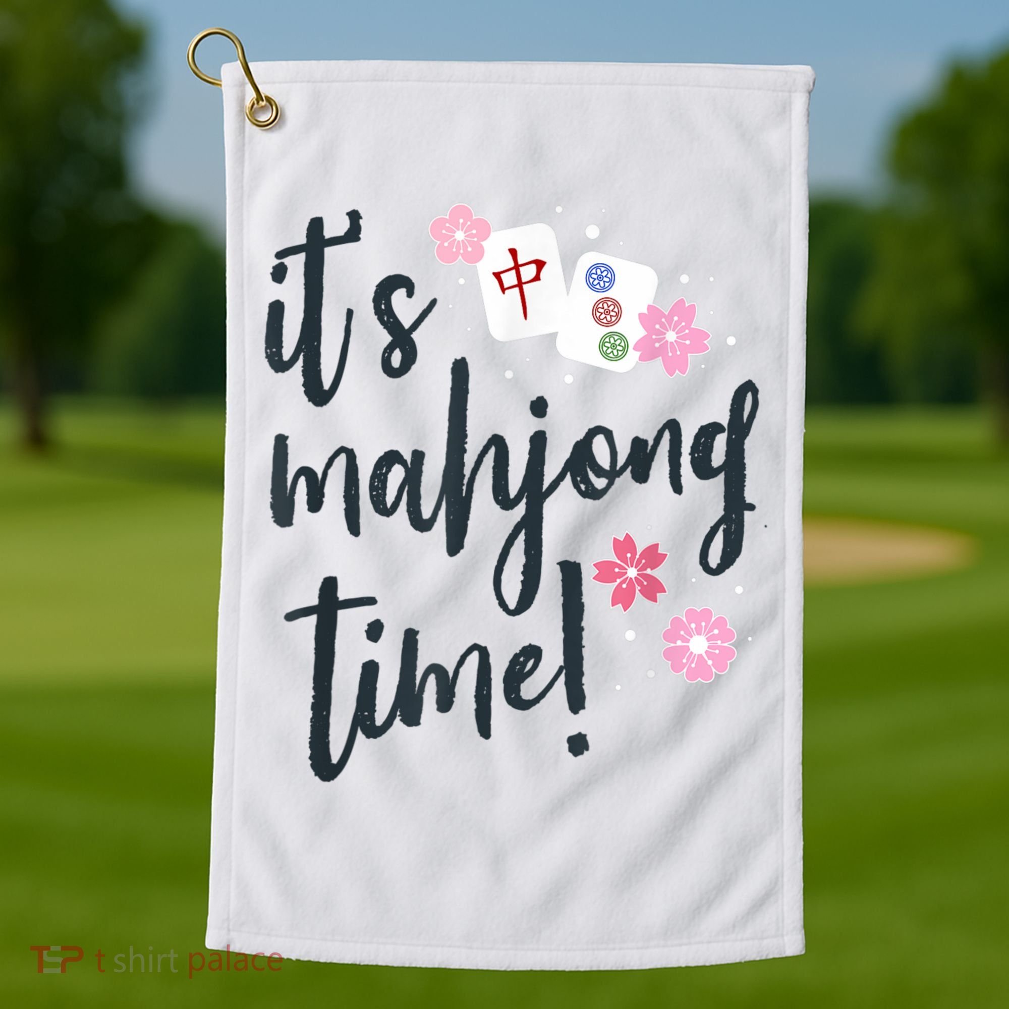 Mahjong For Her Mahjong Quote Golf Towel