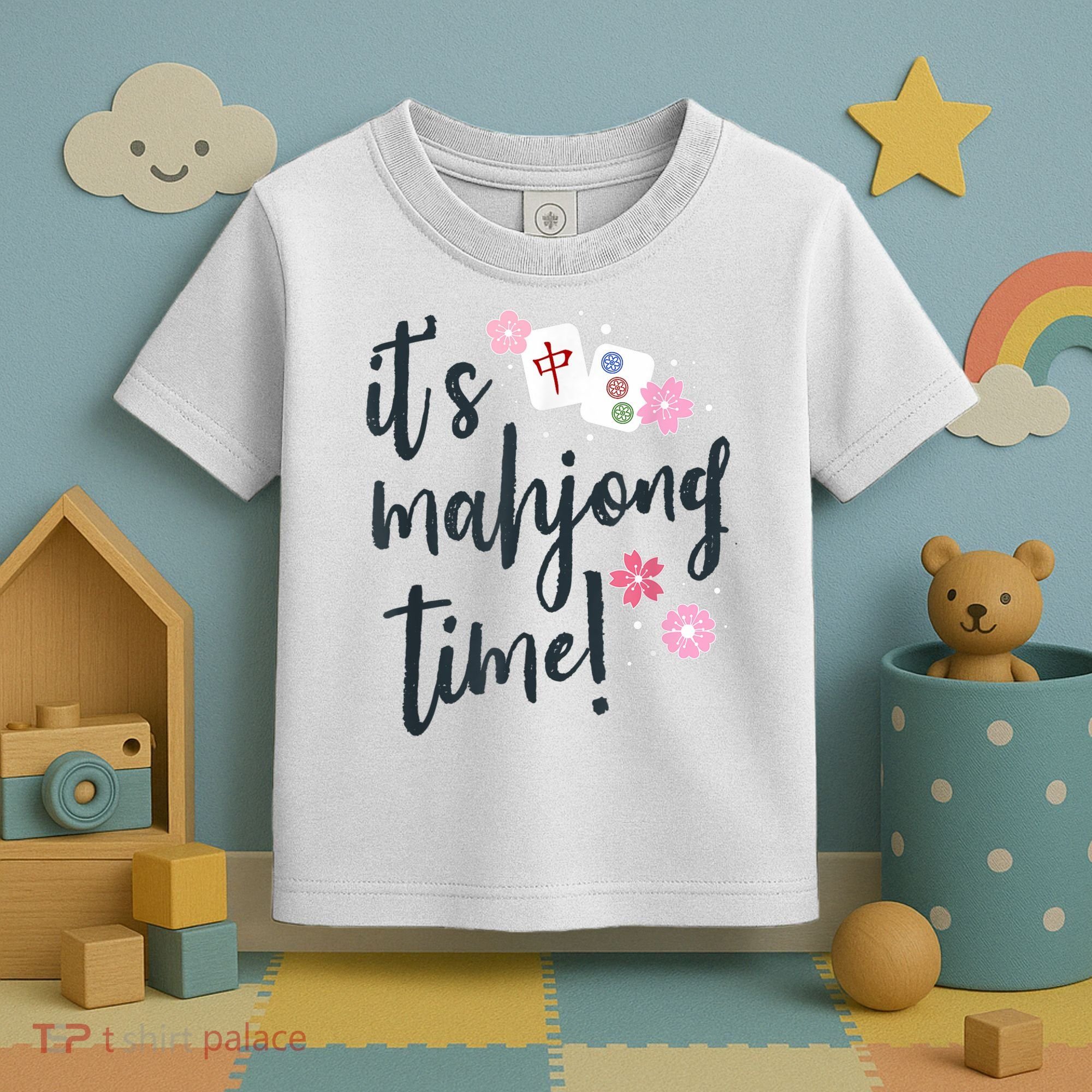 Mahjong For Her Mahjong Quote Toddler T-Shirt