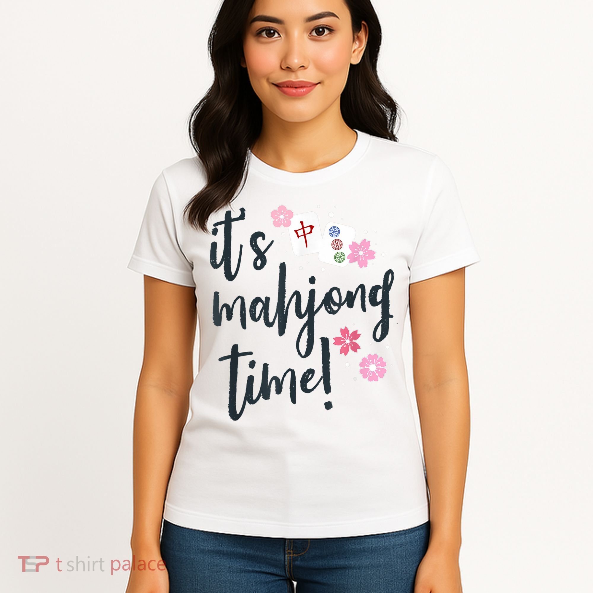 Mahjong For Her Mahjong Quote Women's T-Shirt