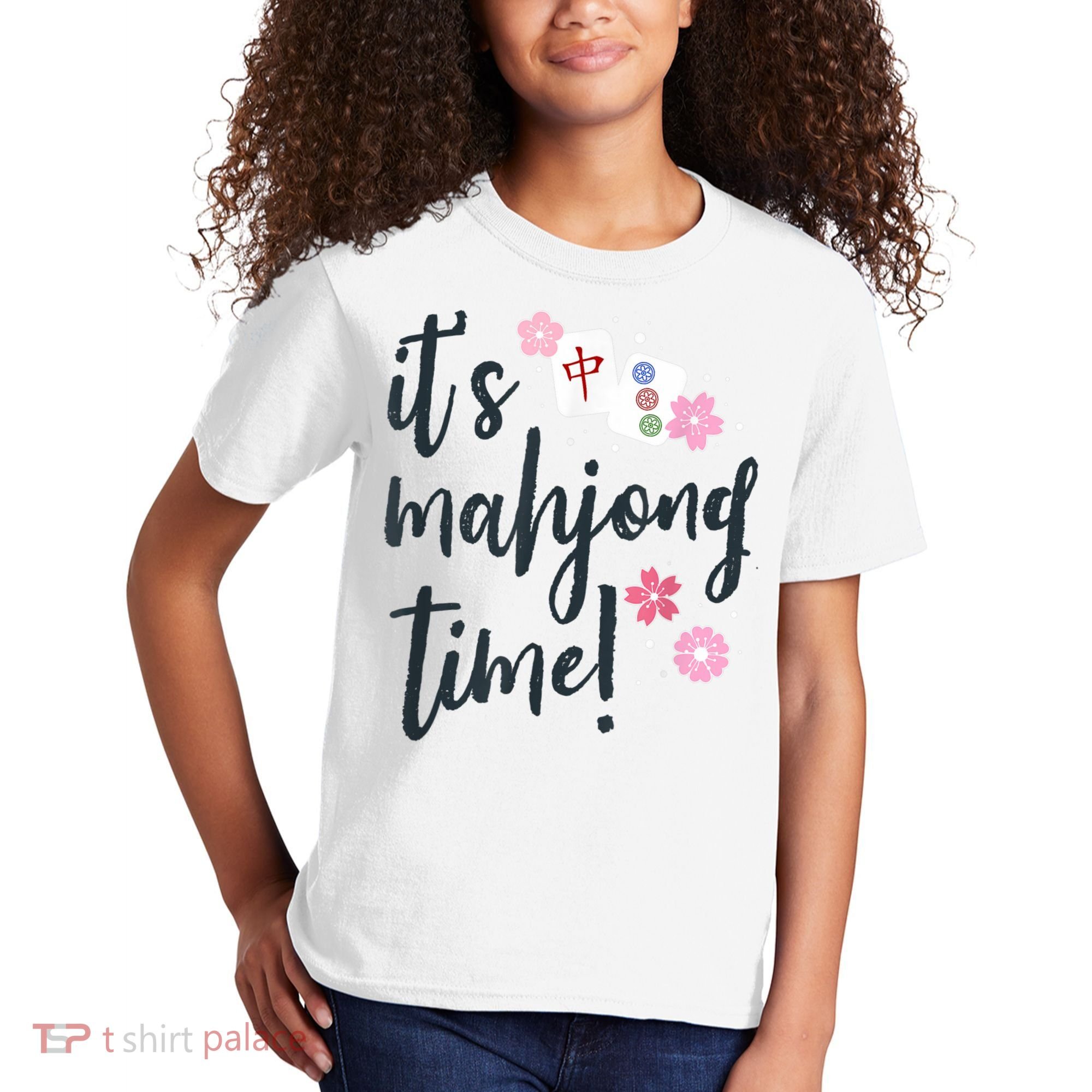 Mahjong For Her Mahjong Quote Kids T-Shirt