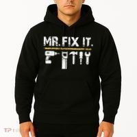 Mr Fix It . Funny Handyman Woodworking Hoodie thumb 2