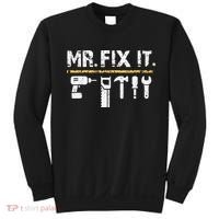 Mr Fix It . Funny Handyman Woodworking Sweatshirt thumb 0