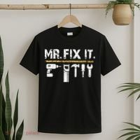 Mr Fix It . Funny Handyman Woodworking T-Shirt thumb 2
