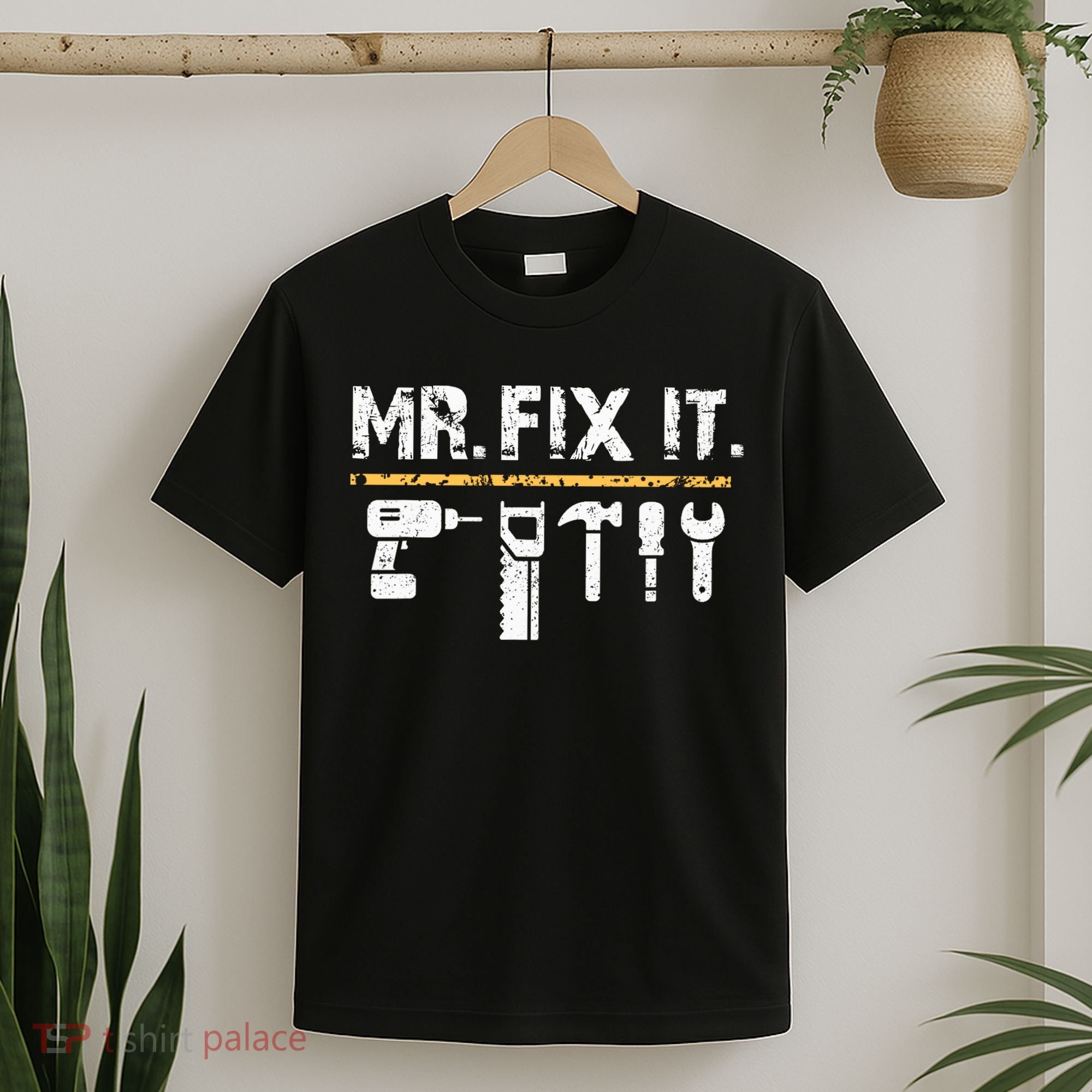 Mr Fix It . Funny Handyman Woodworking T-Shirt