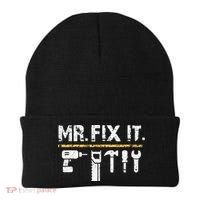 Mr Fix It . Funny Handyman Woodworking Beanie thumb 0