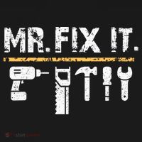 Mr Fix It . Funny Handyman Woodworking Polo thumb 3