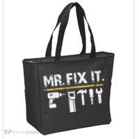Mr Fix It . Funny Handyman Woodworking Tote Bag thumb 2