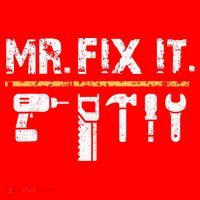 Mr Fix It . Funny Handyman Woodworking Santa Hat thumb 1