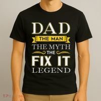 Mr Fix It Dad Fathers Day Handy Man T-Shirt thumb 3