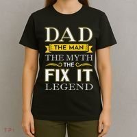 Mr Fix It Dad Fathers Day Handy Man T-Shirt thumb 4
