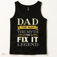 Mr Fix It Dad Fathers Day Handy Man Tank Top thumb 2