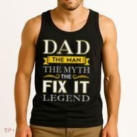 Mr Fix It Dad Fathers Day Handy Man Tank Top thumb 3