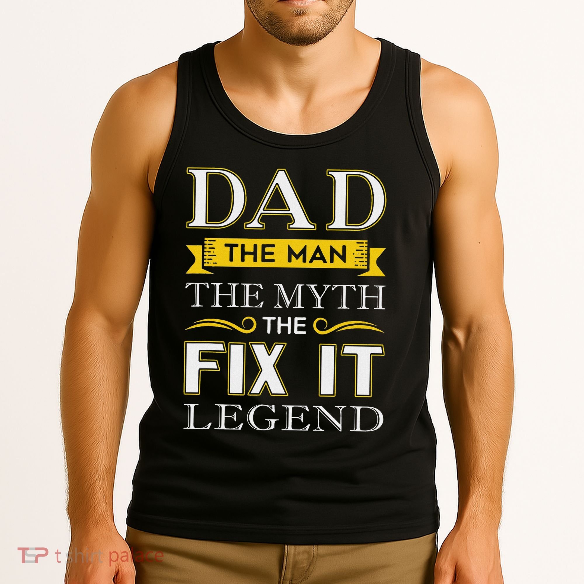 Mr Fix It Dad Fathers Day Handy Man Tank Top